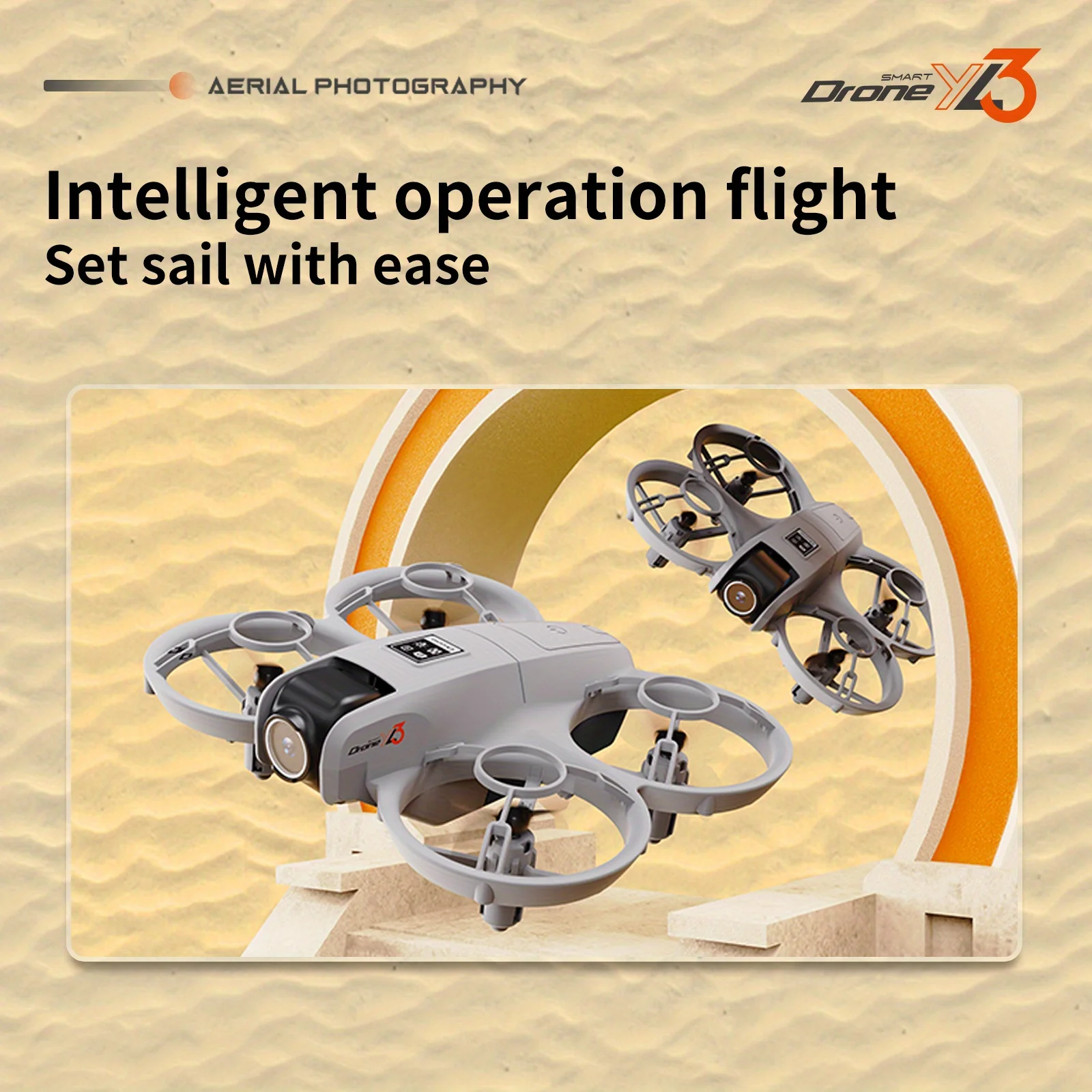 Drone de Viaje Plegable YL3 con Doble Cámara HD Antivibración, Control por Gestos y Posicionamiento por Flujo Óptico S434348f513184b15bc1864d8d269fb42c