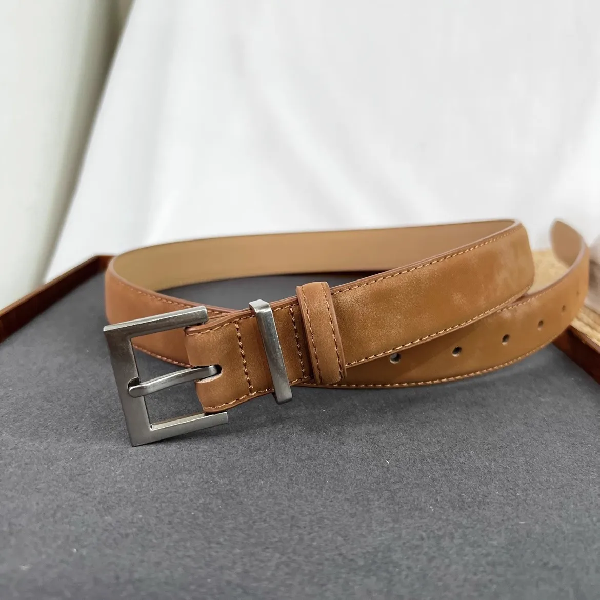 Women's Fashion Faux Suede Genuine Leather Corset Female Cummerbund Coat Waistband Dress Decration Wide Belt J548