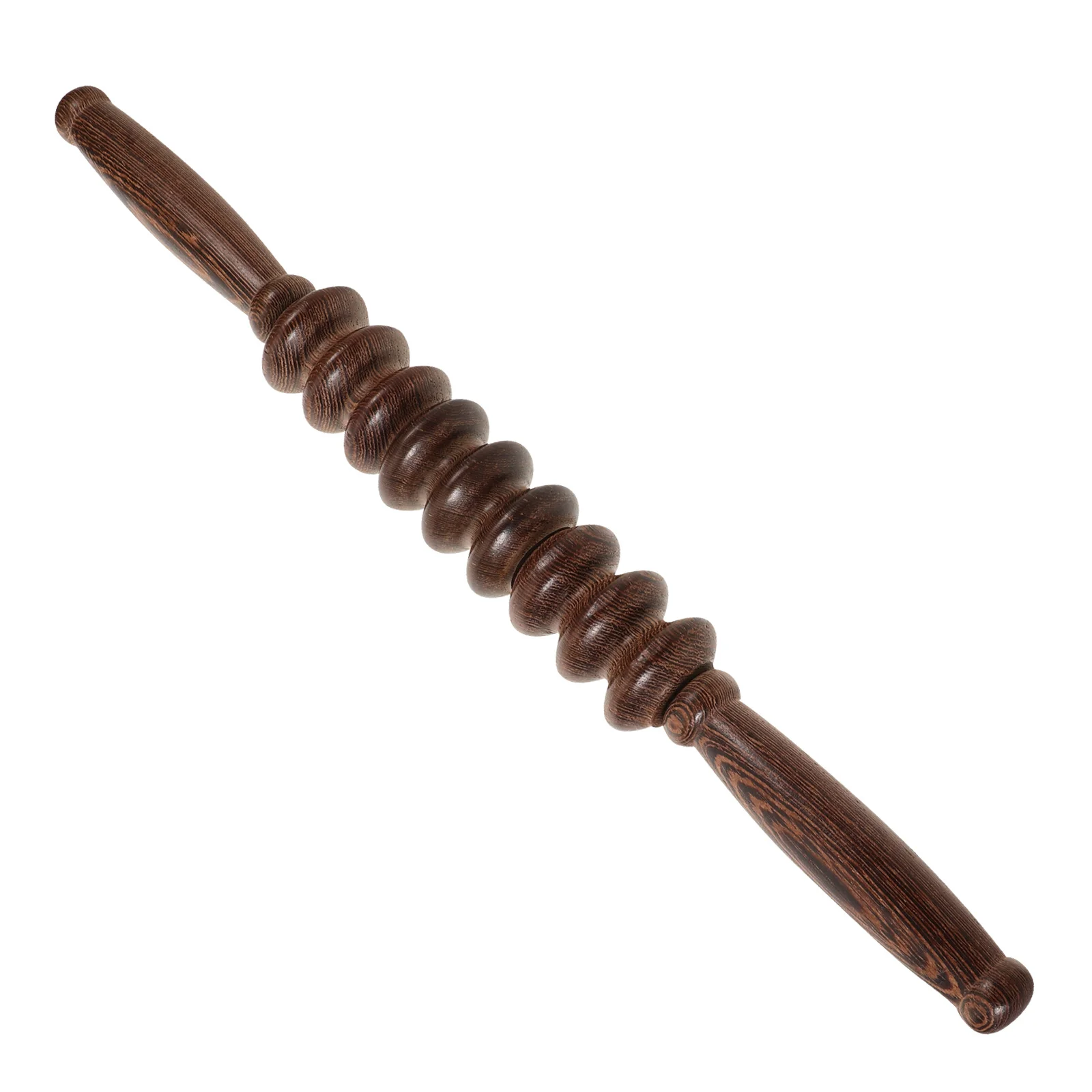 Rodillo de masaje de madera, masajeador de terapia de madera de mano para cuerpo completo, pierna, músculo, tejido profundo, rodillo de masaje