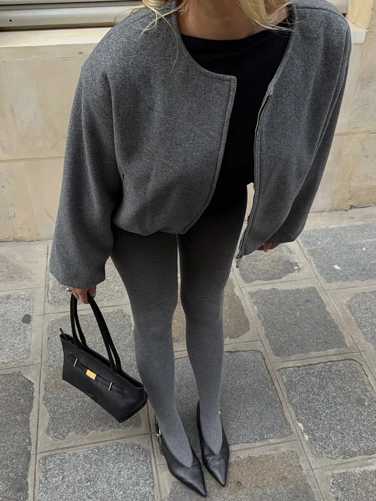 160g Autunno Inverno Collant lavorato a maglia Donna 2025 Nylon solido Vita alta Elastico Sottile Collant Alta Streetwear Y2K Calza