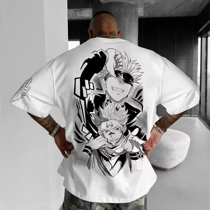 Camisetas con Gráficos de Anime Jujutsu Kaisen Vintage Unisex 2026, Nueva Camiseta de Verano Moderna para Hombre y Mujer, Manga Corta, Estilo Y2K