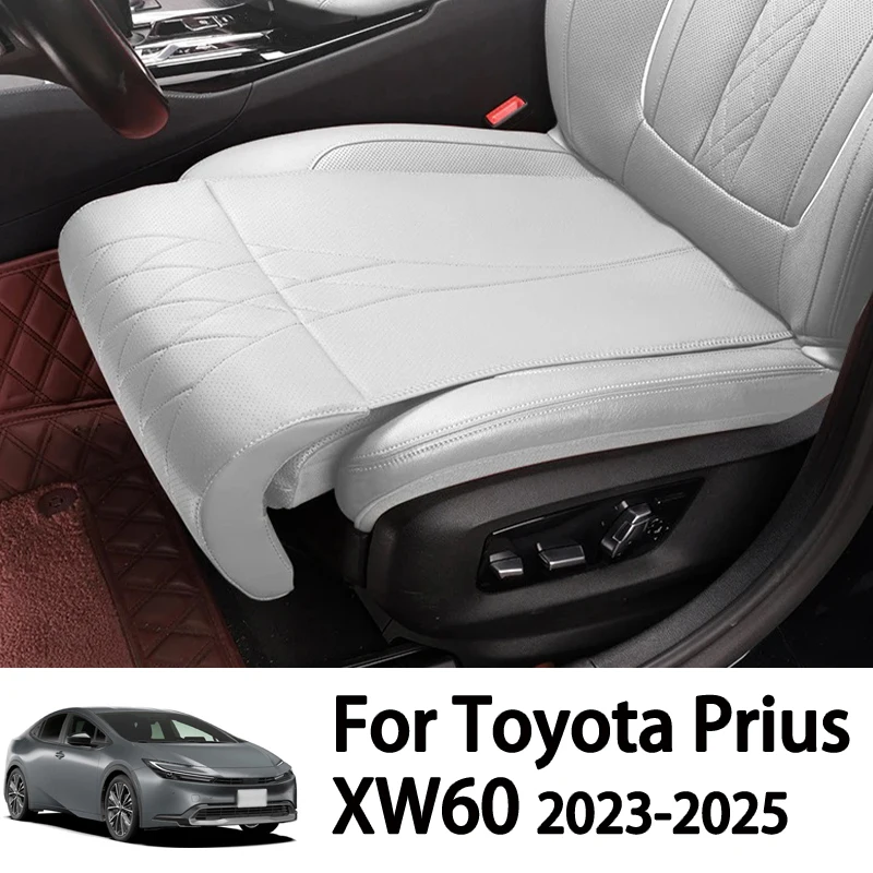 

Для Toyota Prius XW60 2023-2025: Подушка для автомобильного сиденья из кожи Nappa со встроенной подставкой для ног, удлиненная опора для ног, всесезонная