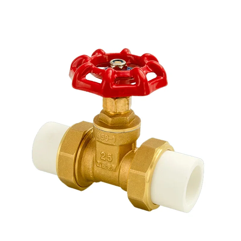Double-joint Valve Gate Valve Hot Fusion Ppr Pipe PE Pipe Water Pipe Valve Switch DN20 DN25 3/4” 1“