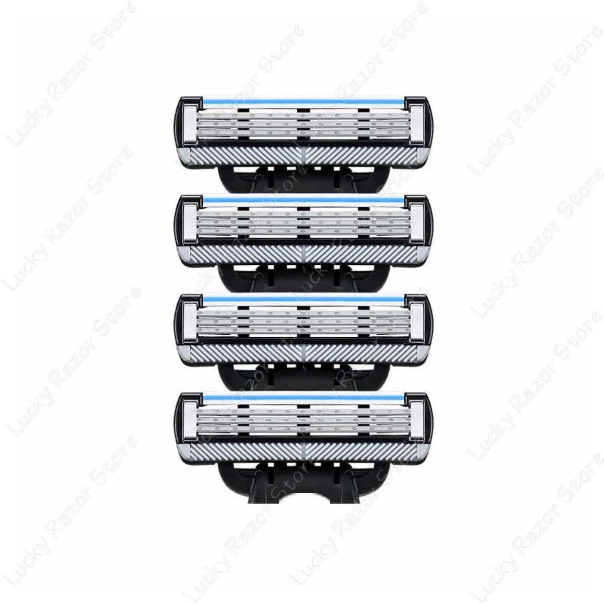 جودة جديدة الفولاذ المقاوم للصدأ سلامة الحلاقة 3-layer شفرة حلاقة الرجال شفرة حلاقة يدوية لسلسلة Mach استبدال عبوات شفرات