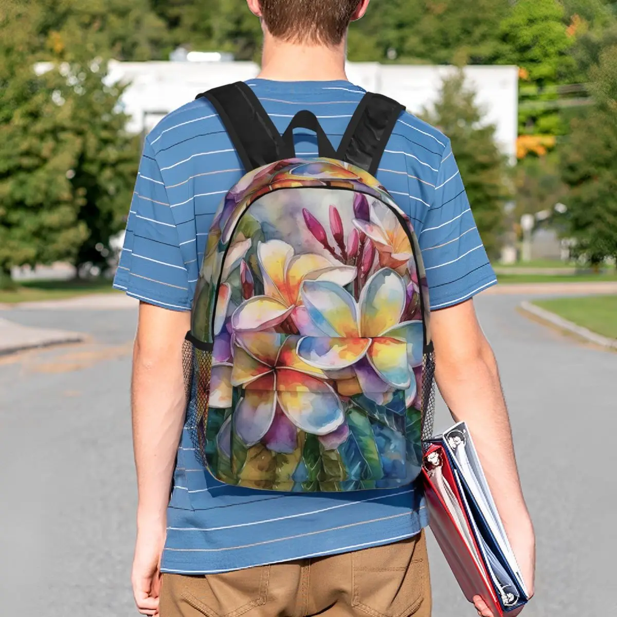 Tropical Blossom Harmony Backpack Student BookBag Children School Bag Laptop Shoulder Bags for Boys Girls