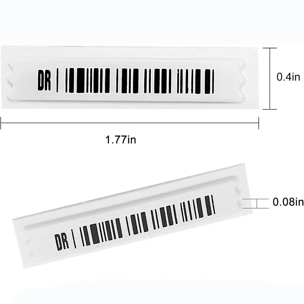 108pcs 58khz AM Security Tags Soft Labels Compatible with 58khz acousto-Magnetic EAS System