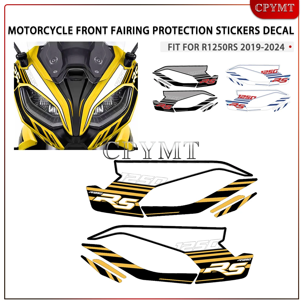 

Fit for R1250RS R 1250 RS 2019 2020 2021 2022 2023 2024 Motorcycle Front Fairing Protection Stickers Decal