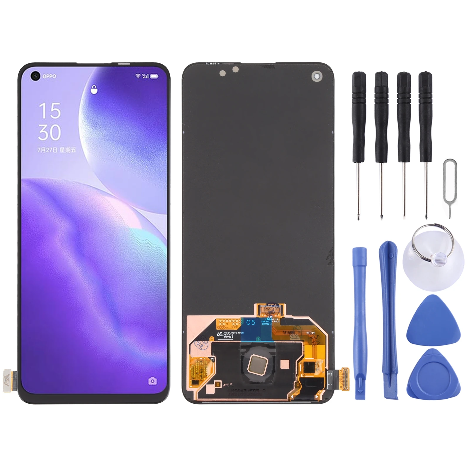 

Original LCD Screen and Digitizer Full Assembly for OPPO Find X3 Lite CPH2145