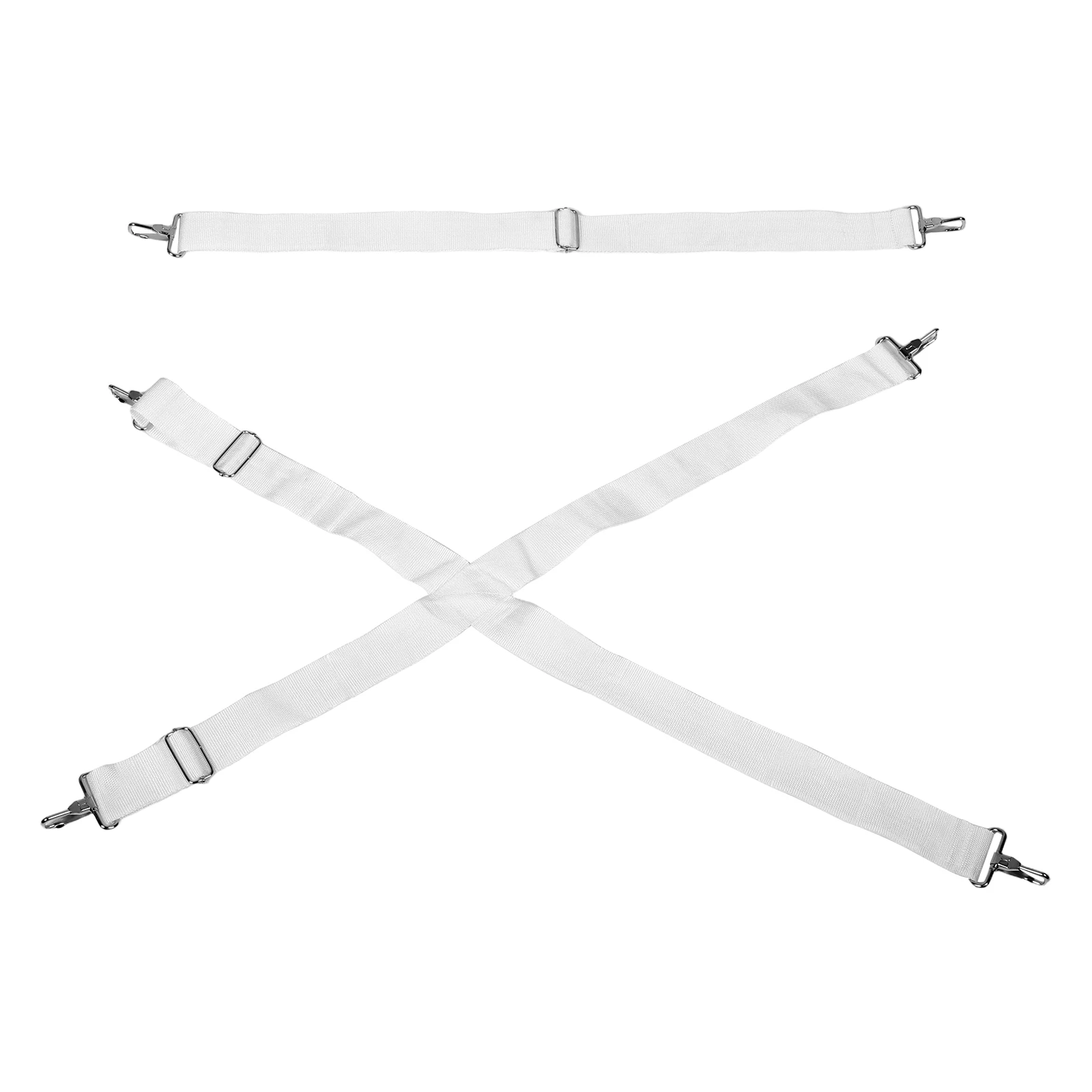 

2 Pcs Snare Drum Strap Instrument Accessories Drumming One Shoulder Sling White Drums Adjustable