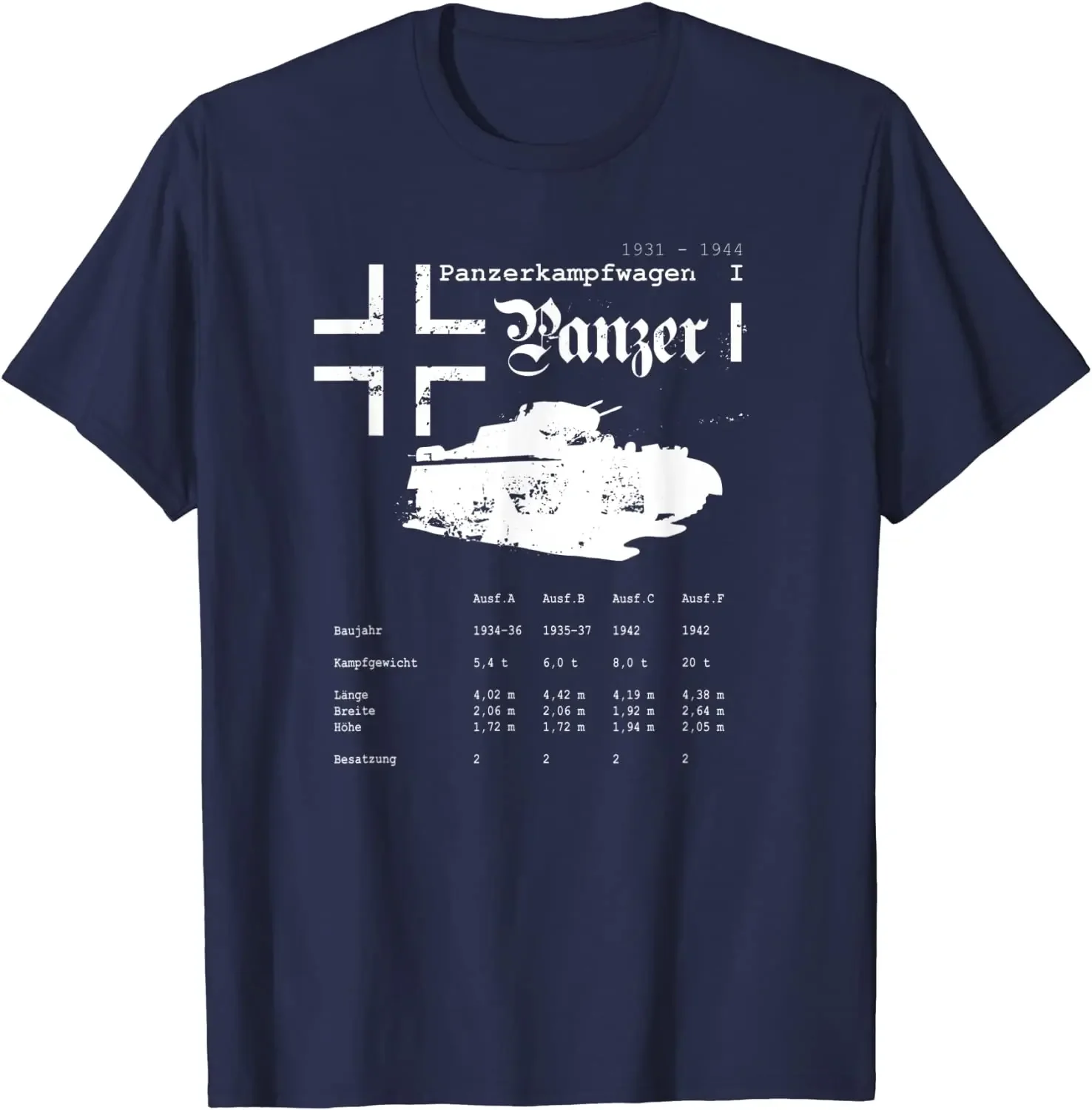 

Armored Tank Carrier World War II Summer Cotton O-neck Short Sleeve T-shirt