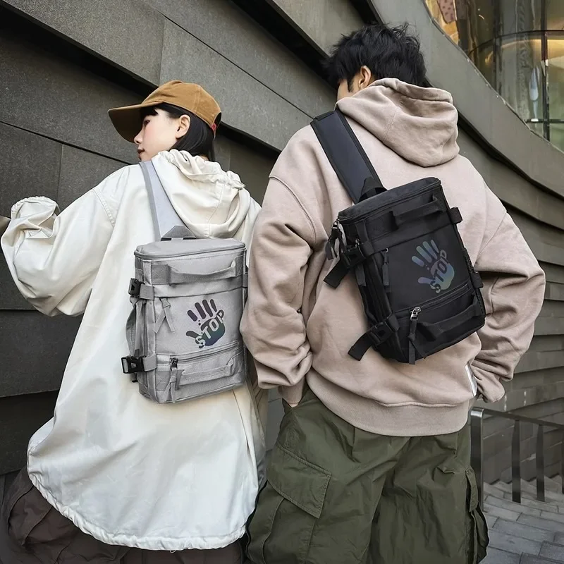 

Solid Waterproof Nylon Chest Bag Pattern Printed Zipper Sewing Casual Crossbody Bag 2024 Hot Sale Bags for Women Bolsa Mujer