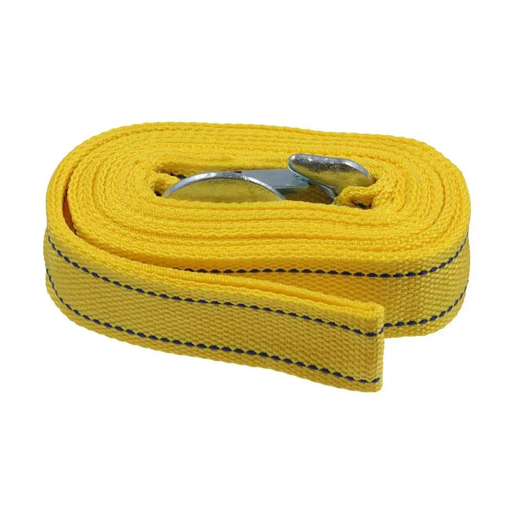 Emergency Rescue Kit Heavy Duty Car Tow Cable High Strength 3M 4M Trailer Rope with Hooks Durable Car Rescue Tool Off Road