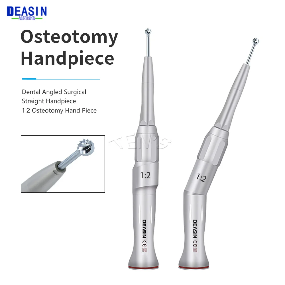 

DEASIN New Dental 1:2 Osteotomy Hand Piece Micro Contra Angle Surgical Straight Handpiece Dentist Tools