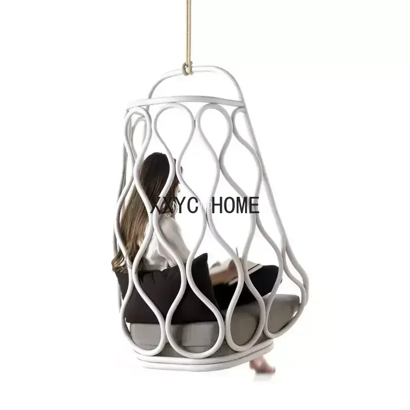 

Outdoor swing hanging basket indoor garden sun home casual hammock rocking кресло качалка для сада adult swing