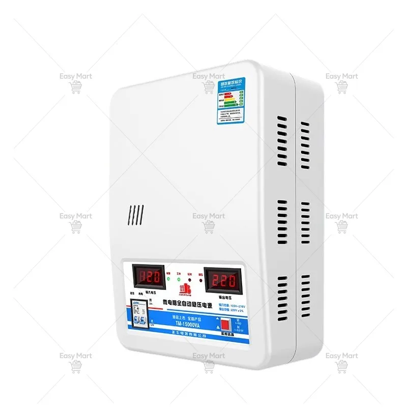 Household Voltage Regulator Automatic Voltage Stabilizer 120V-270V Output 220V Single-phase Voltage Regulator