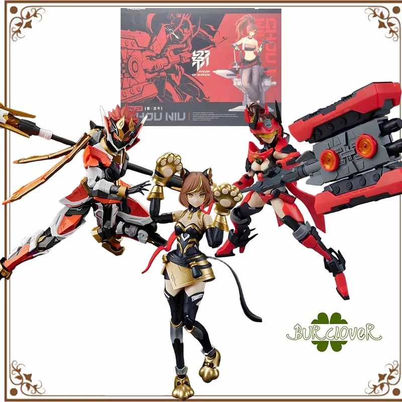 

Original RAIDER OF SHADOW ROLE PROFILE CHOU NIU Anime Action Figure Assembly Model Toys Collectible Model Ornaments Gifts