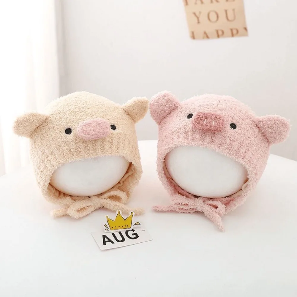 

New Soft Fluffy Winter Baby Earmuffs Cartoon Ear Warm Ear Protection Cap Plush Fluffy Windproof Warm Hat