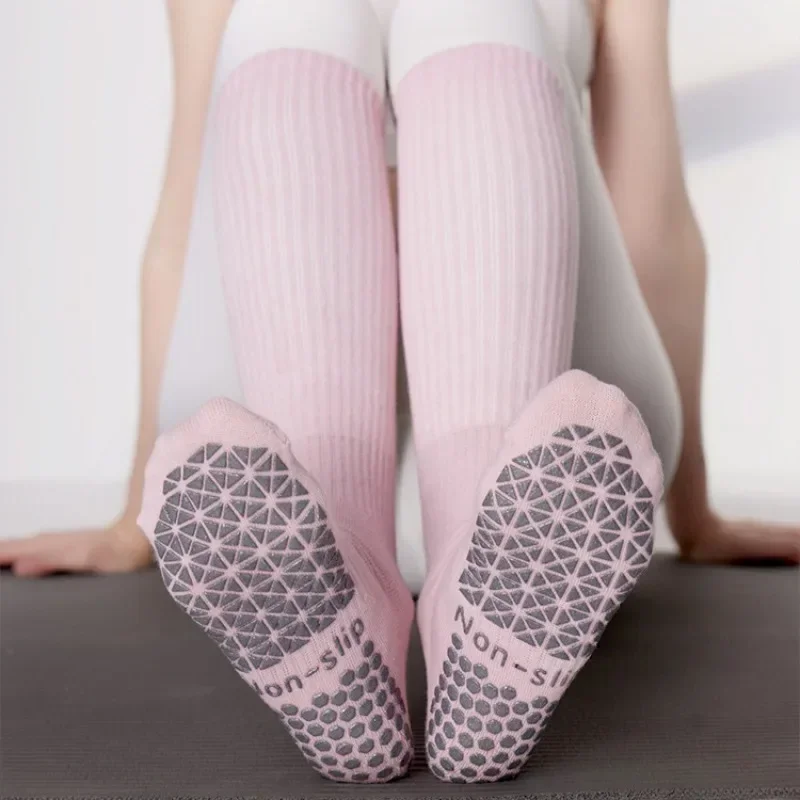 New Yoga Socks Professional Anti-slip Stockings Ballet Pilates Socks Women Female Ladies Cotton Indoor Floor Dance Sports Socks