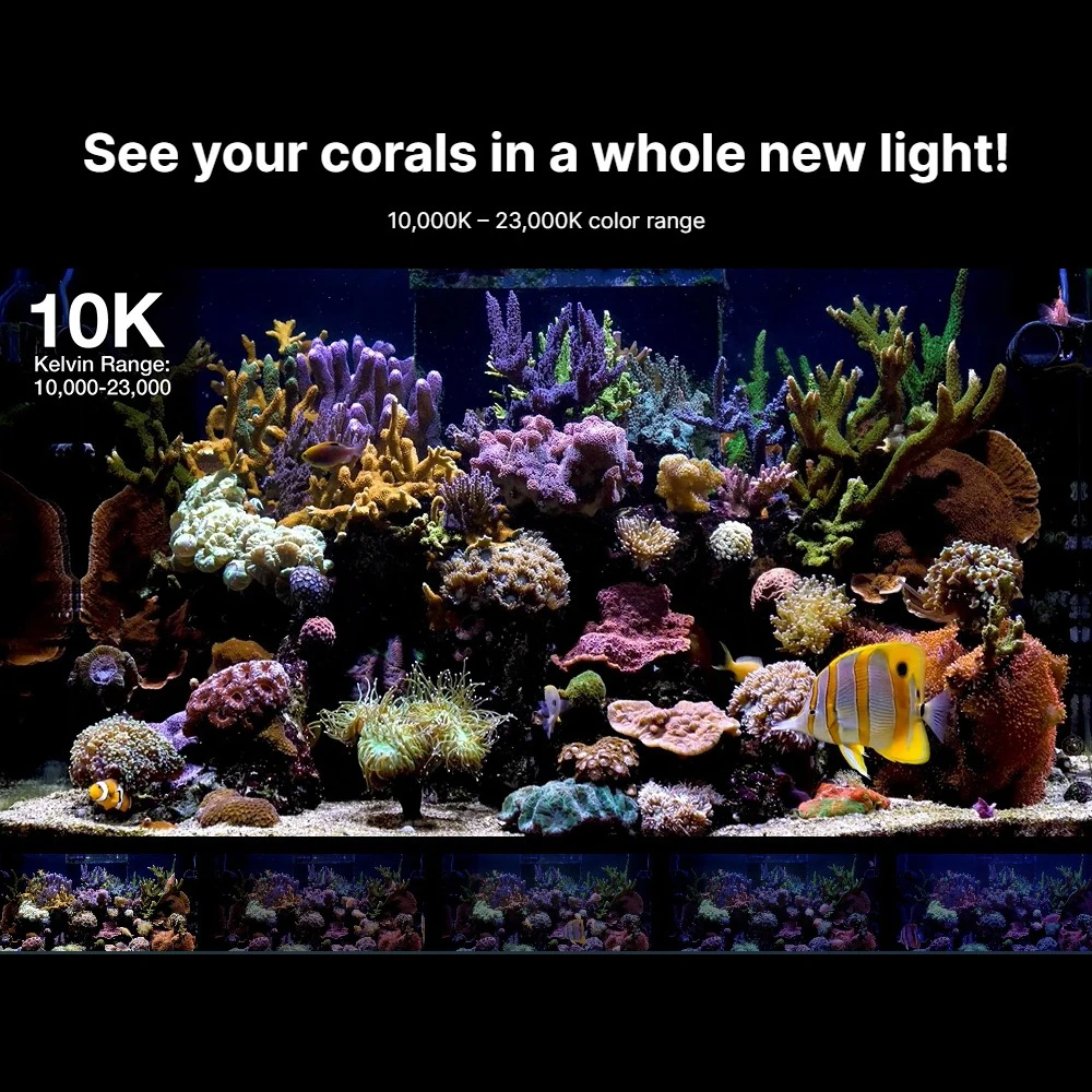 RedSea ReefLED G2 60/115/170 New Version Smart WiFi Coral Aquarium LED Light for Saltwater Coral Reef Fish Tank