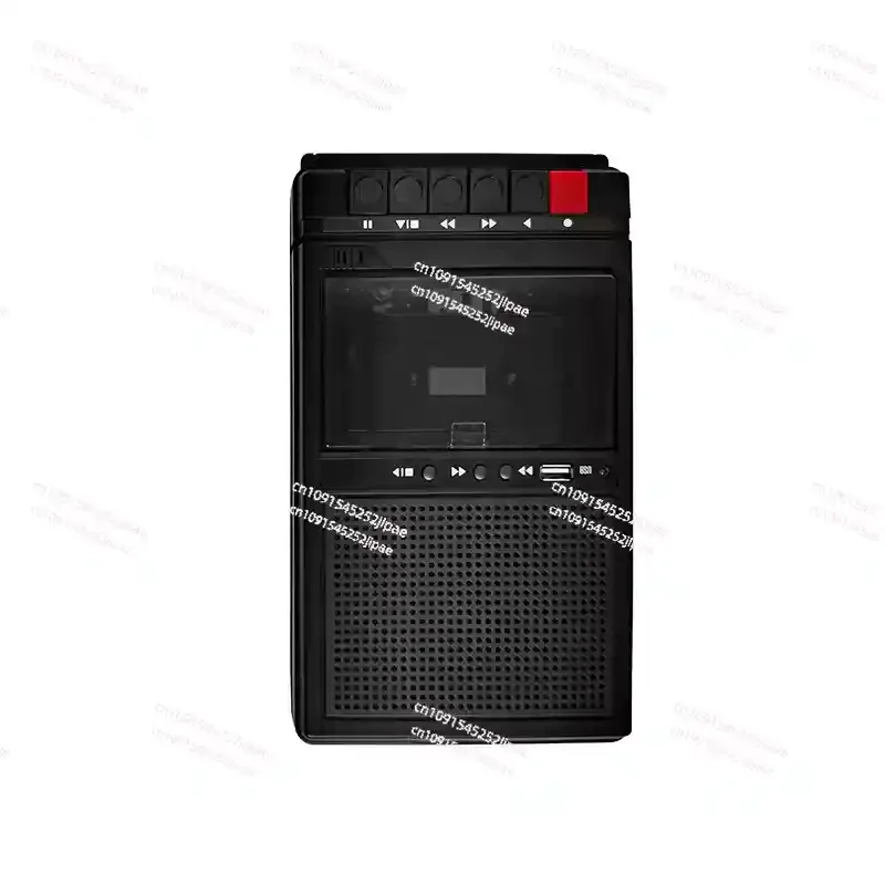 Retro Stereo Cassette Player Walkman Cassette Tape Music Audio Auto Reverse With Recorder External Speaker USB Playback