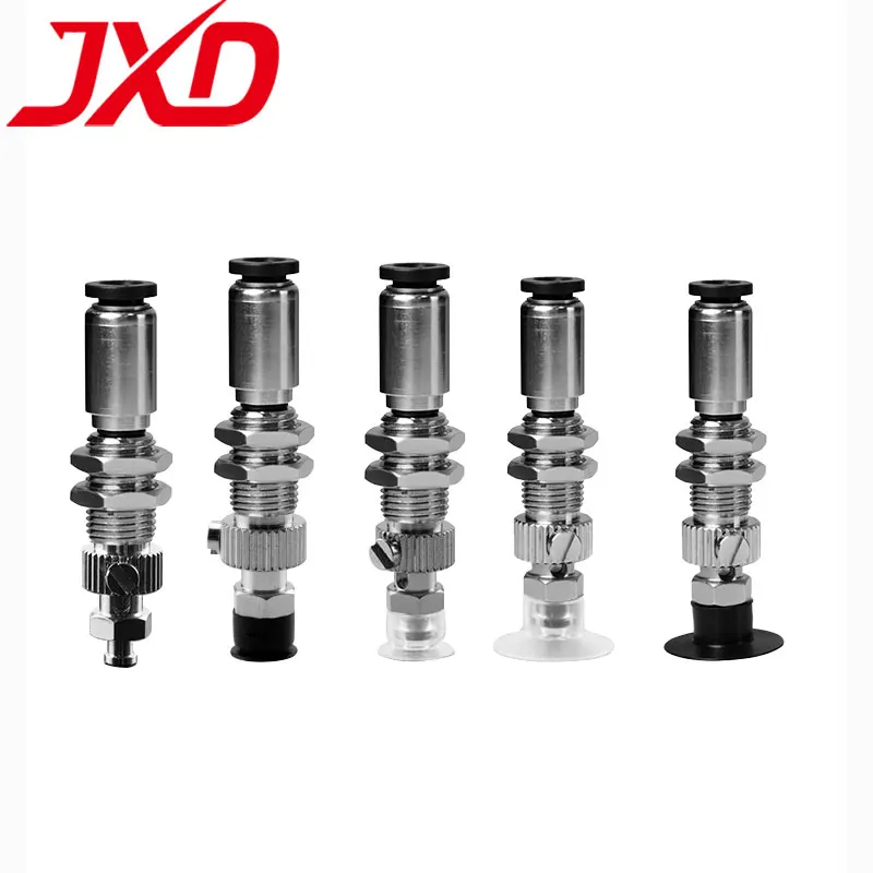 

JXD Industrial Round Vacuum Sucker VSPG-8/10/15/20PN CKD Anti Static Black Rubber Robot Manipulator Vacuum Suction Cups