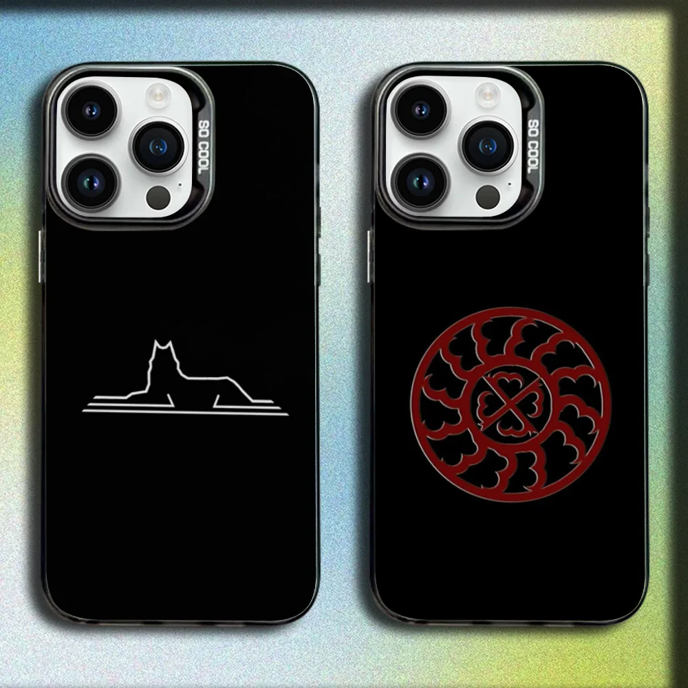 

Chechen Coat of Arms Flag Phone Case For iPhone 16,15,14,13,12,11,Mini,Pro,SE,MAX Gray Matte Silicone Black Cover
