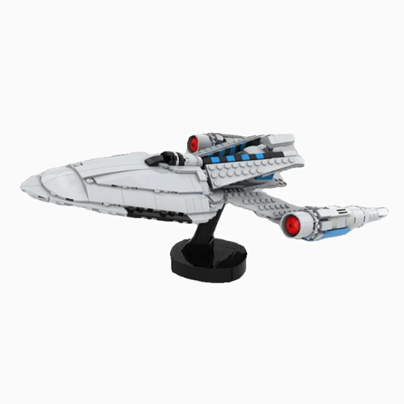 Bricklink Star Movie Spaceship Protostar Voyager Enterprise Cerritos Discovery Defiant Starship Sets Building Blocks Toys Gift