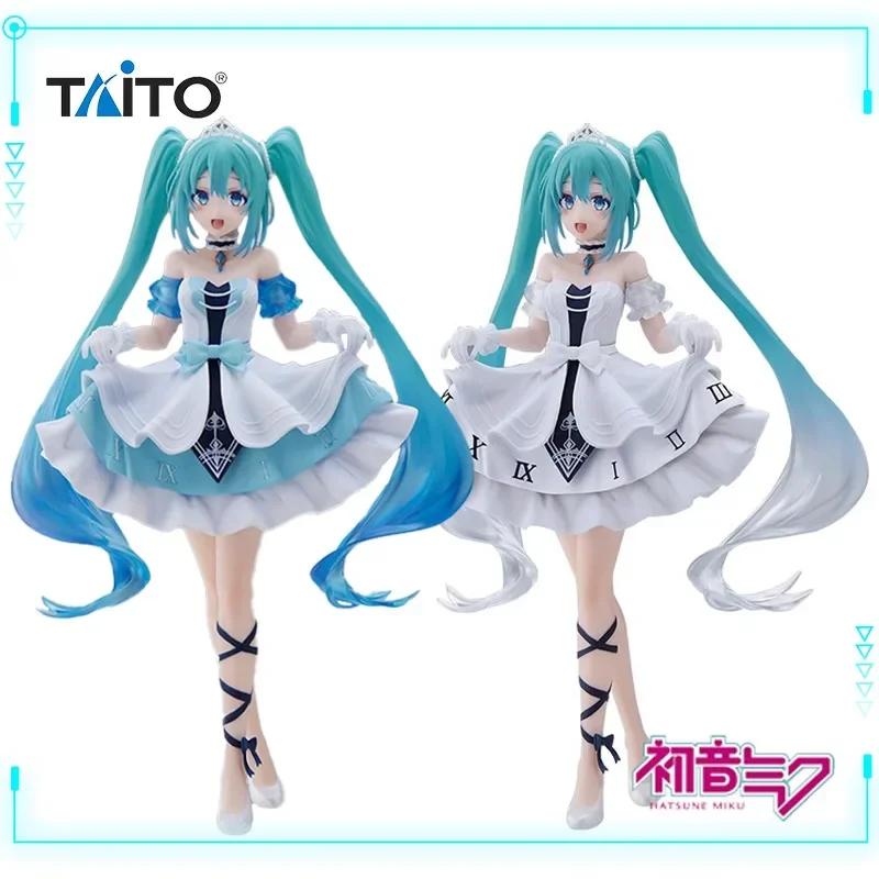 Taito Original Genuine Piapro Characters Hatsune Miku Wonderland Figure Cinderella China Exclusive Color 18cm Model Toy Figures