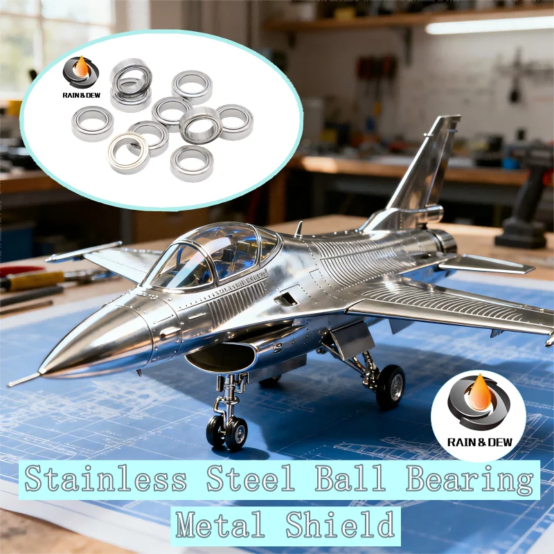 10 قطعة SMR117ZZ ABEC-9 تحمل كروي من الفولاذ المقاوم للصدأ 7X11X3mm