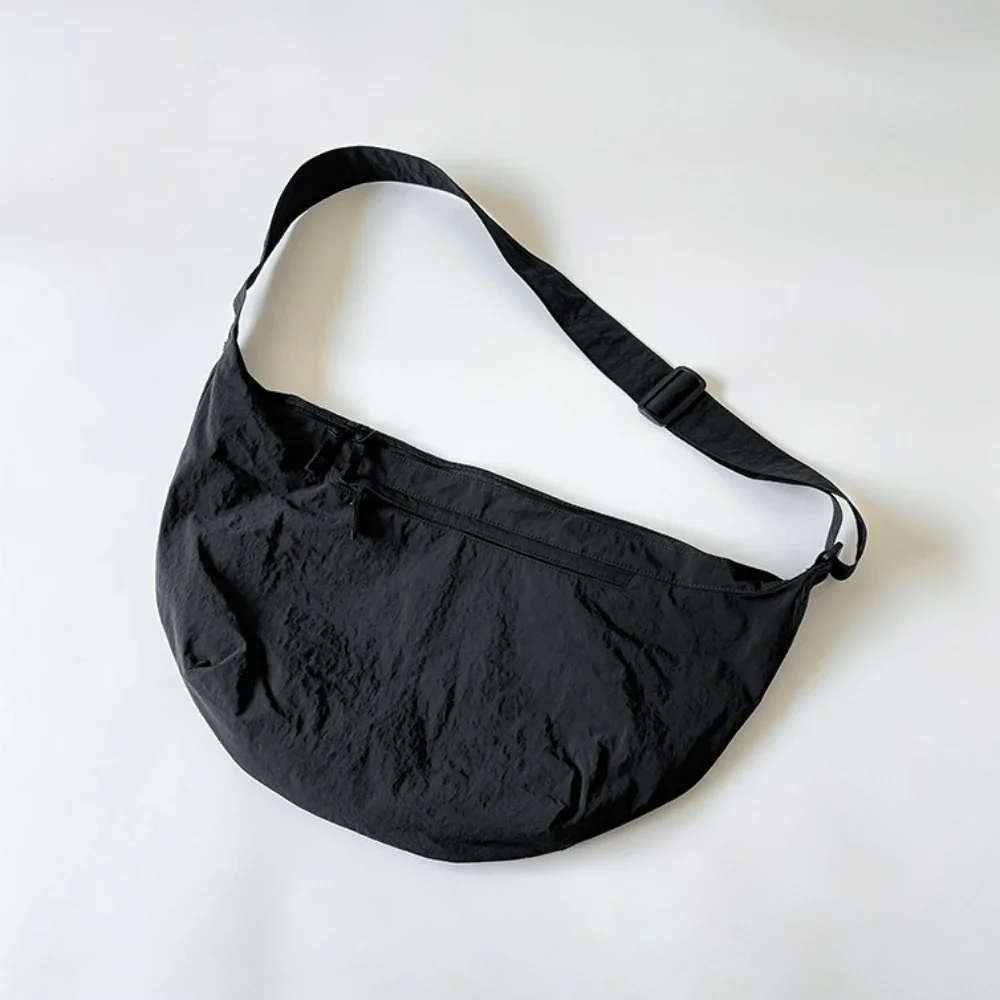 

Мужские и женские повседневные сумки-хобо через плечо, женская нейлоновая сумка через плечо большой вместимости, легкая сумка-кошелек на молнии, сумки-клатчи