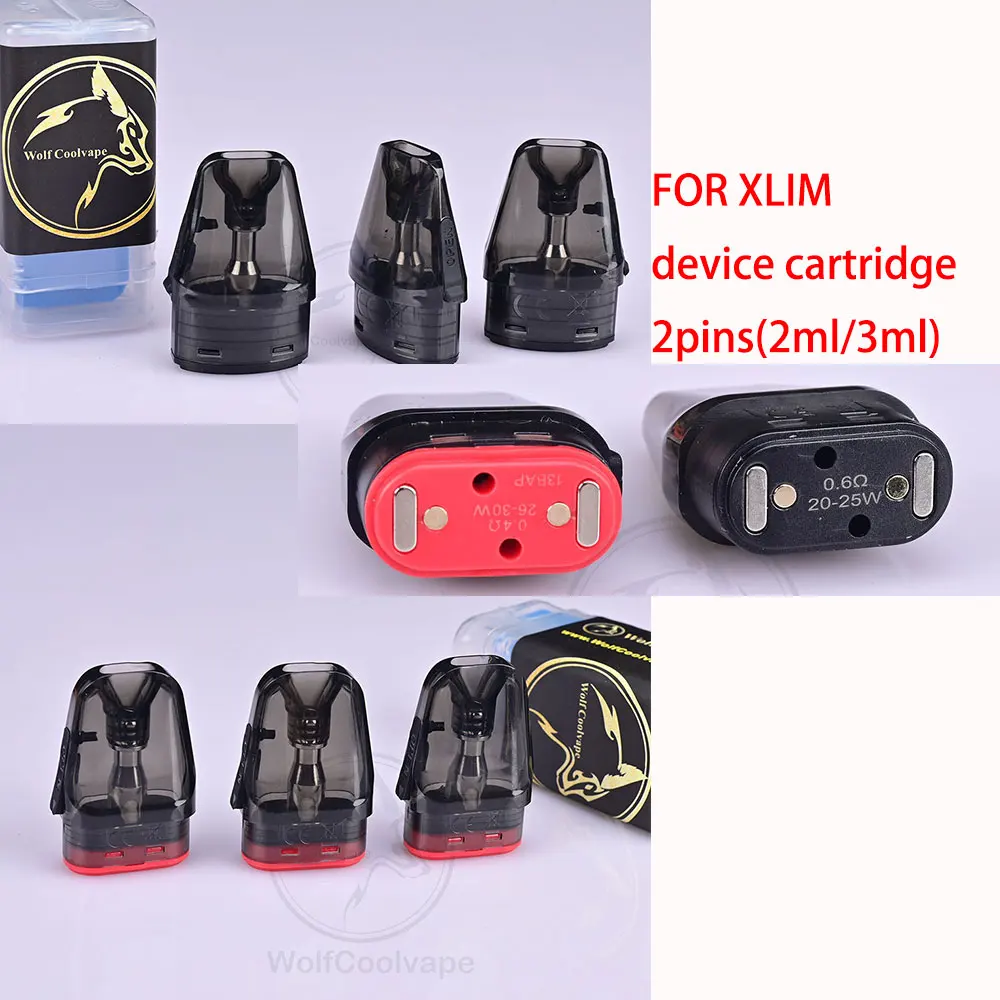 Replacement Cartridge Xlim Pro/NeXlim Pod 2ml/3ml/4ml Mesh Coil 0.6/0.8ohm Cartridge Fit OXVA Xlim 1/2,Pro,SE,SQ,GO,PRO2