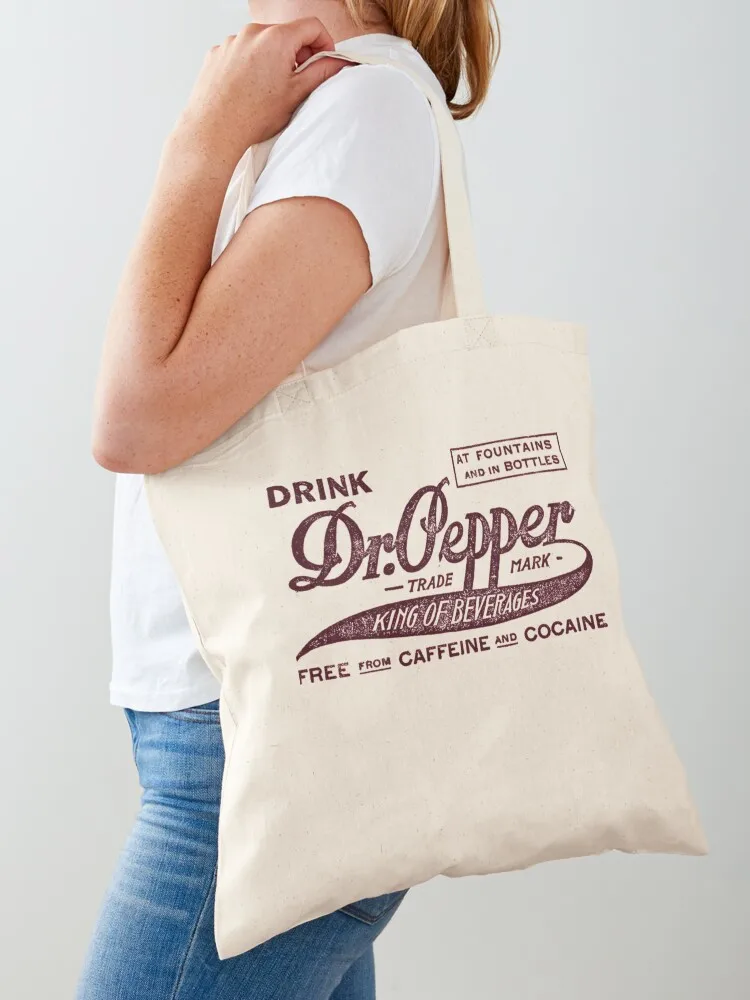 

Dr. Pepper - King of Beverages Tote Bag Canvas bag shopper bag women canvas Women's handbag Shopping bags