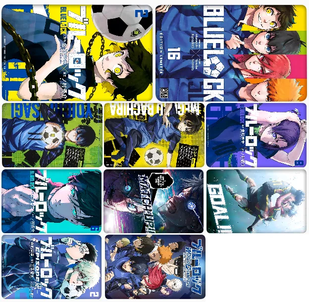 Anime BLUE LOCK Isagi Yoichi 100% Hot Sale Amine Credit Debit Bank Card Bus Card Film Skin Aufkleber