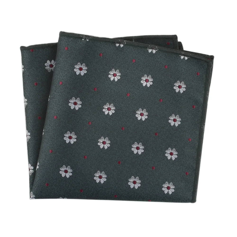 5 個メンズハンカチポリエステルシルクジャカードポケットタオルスーツバッグ小さな正方形ドレス胸 25*25 センチメートル