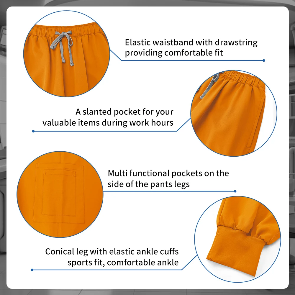 Pharmacy Nurse Uniform Multicolor Medical Surgical Suits Scrubs Jogger Sets Women Pet Medical Clothing Beauty Salon Spa Uniforms