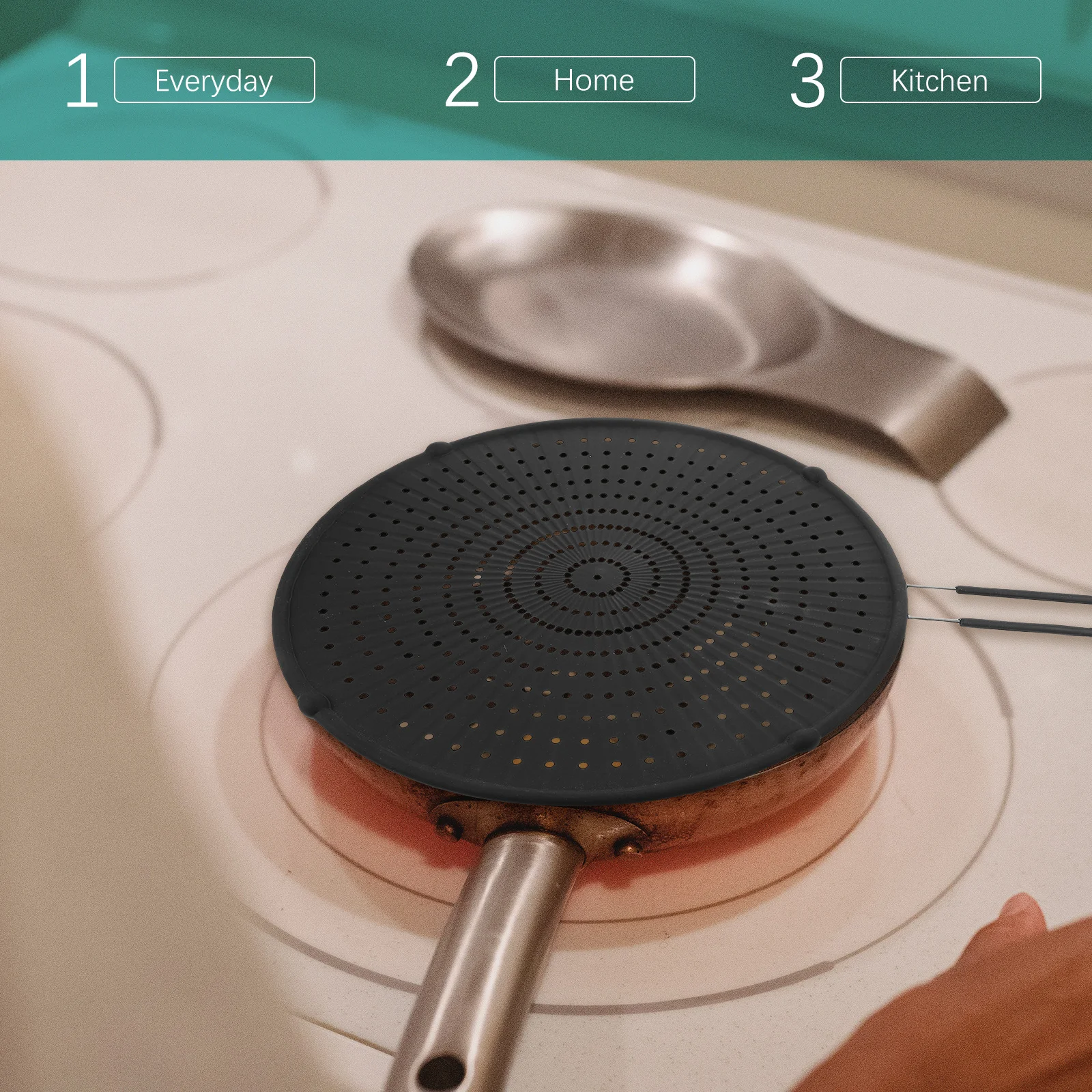 

1 шт., маслостойкая крышка, экран для сковороды, защита от брызг масла, сетчатая крышка для кастрюли, кухонный инструмент, сетчатая крышка для кастрюли