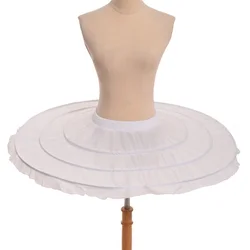 Lady Ballet Skirt Crinoline Hoop Bustle Tutu Skirt Petticoat