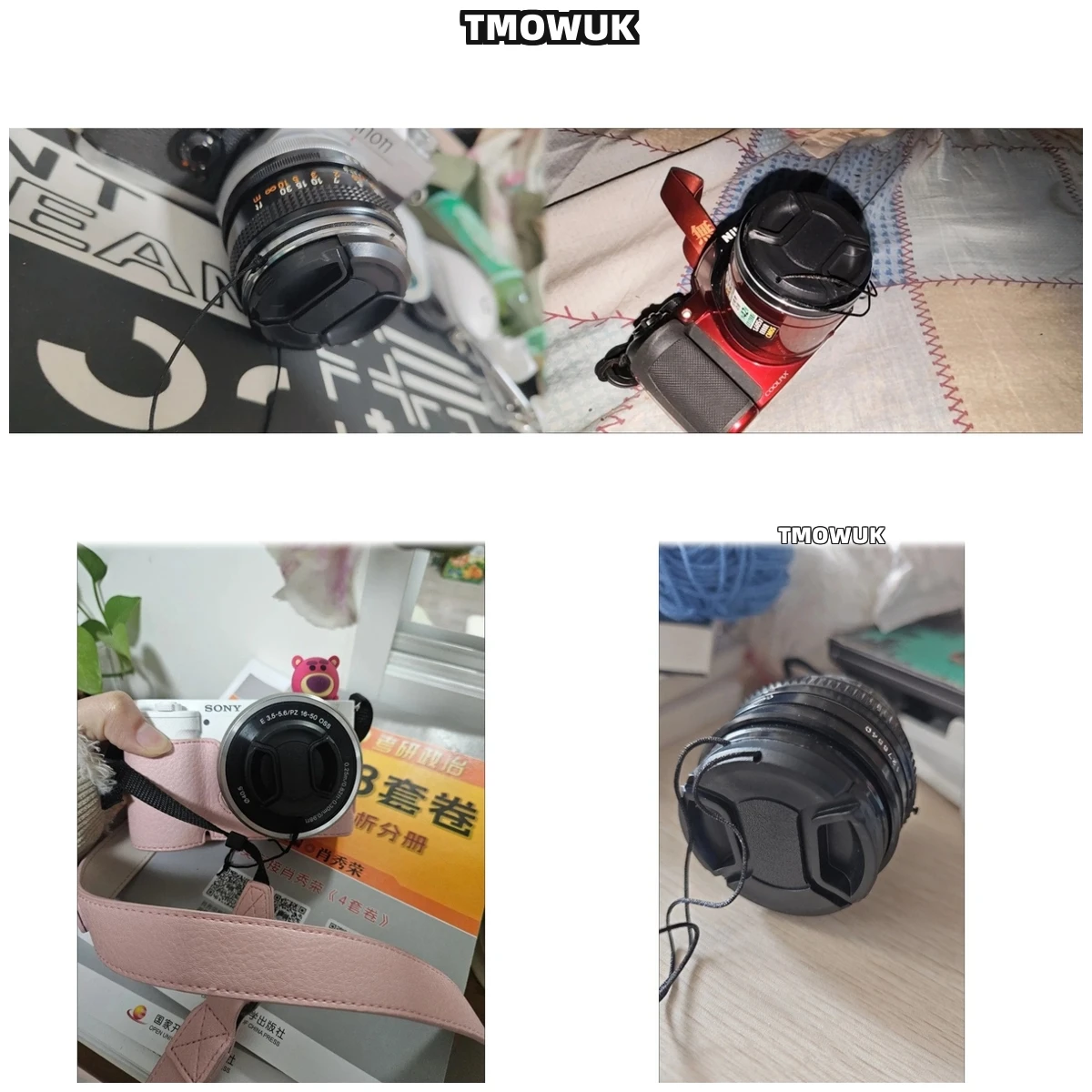 

For Nikon Z9 Z50 Z30 Zfc Zf Z8 Z6 Z7 Z5 Z50 Camera Lens Cap Protective Cover Center Pinch Snap-on 49mm 52 55 58 62 6 II
