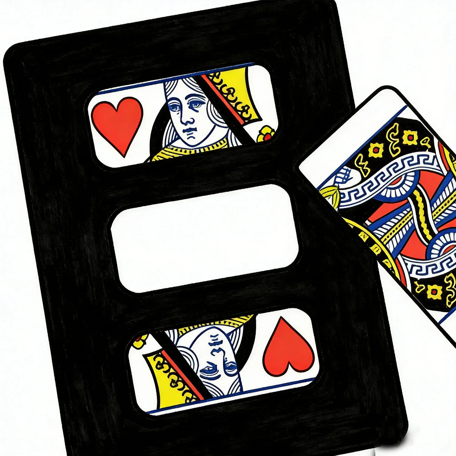 

Карточка «Джамбо Зигзаг» (размер 29 x 22,5 см) для фокусов: волшебный трюк с вырезанием и восстановлением карт, реквизит для ментализма, сценическая иллюзия для фокусников