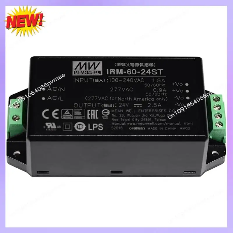 T24C 60W 24V 1,25A Netzteil Treiber IRM-60-24ST Schraubklemmen Typ AC-DC Netzteil Treiber Konverter Transformator