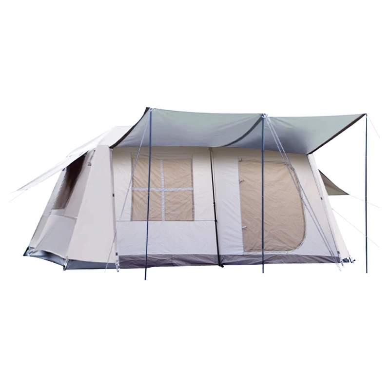 

12Inflatable Tent Outdoor Camping Foldable Portable Cabin Thickened Rain Camping Overnight Gear