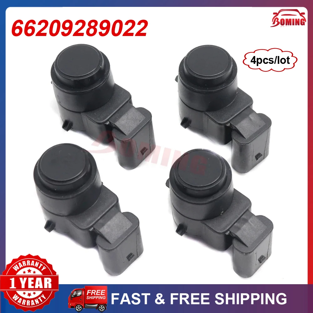 

4Pcs/lot 66209289022 66202180146 Car PDC Parking Sensor Bumper Reversing Radar For BMW E81 E82 E84 E88 E90 Mini Countryman R56