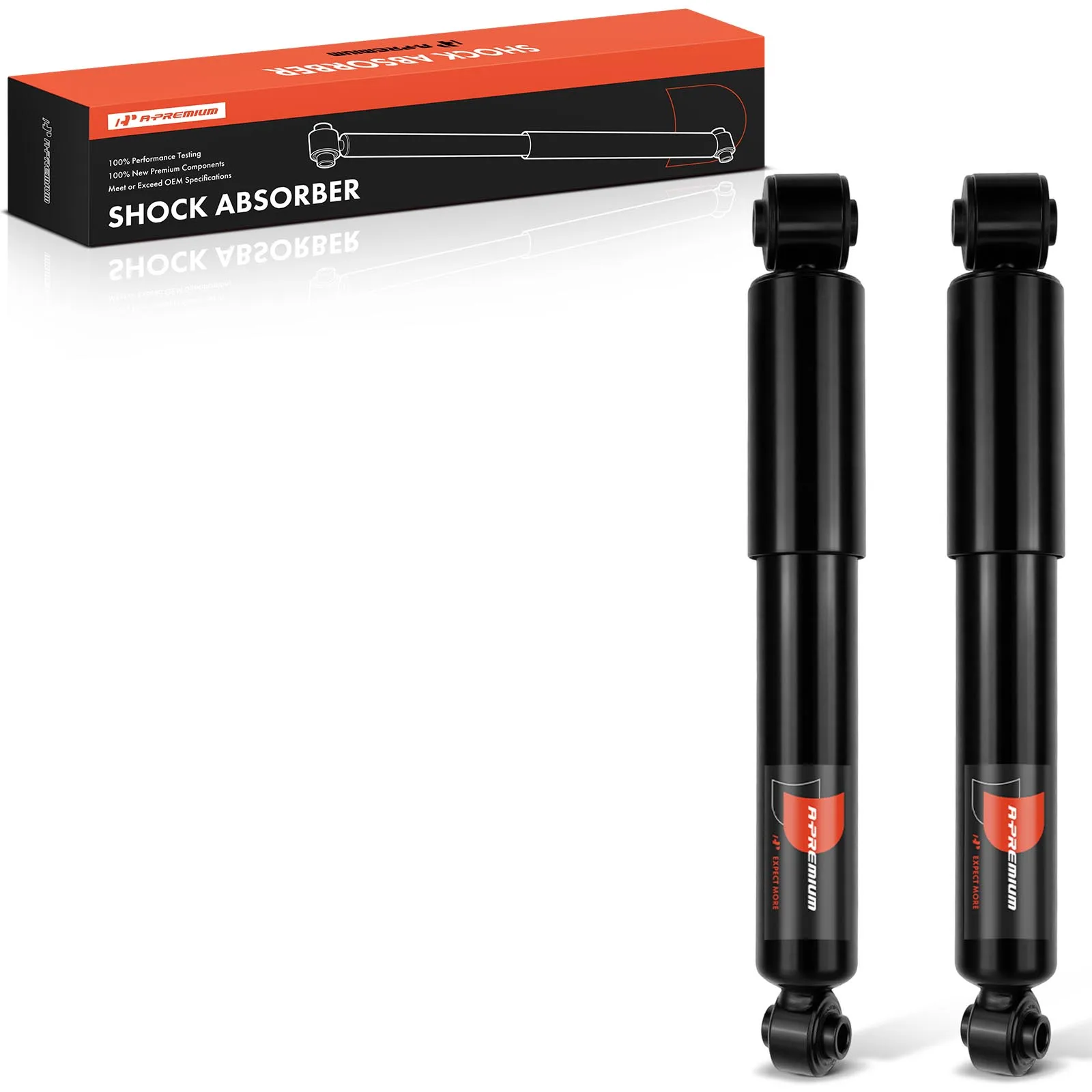 A-Premium Pair Rear Left & Right Shock Absorber for Kia Forte Forte Koup 2010-2013 Hyundai Accent 2012-2017