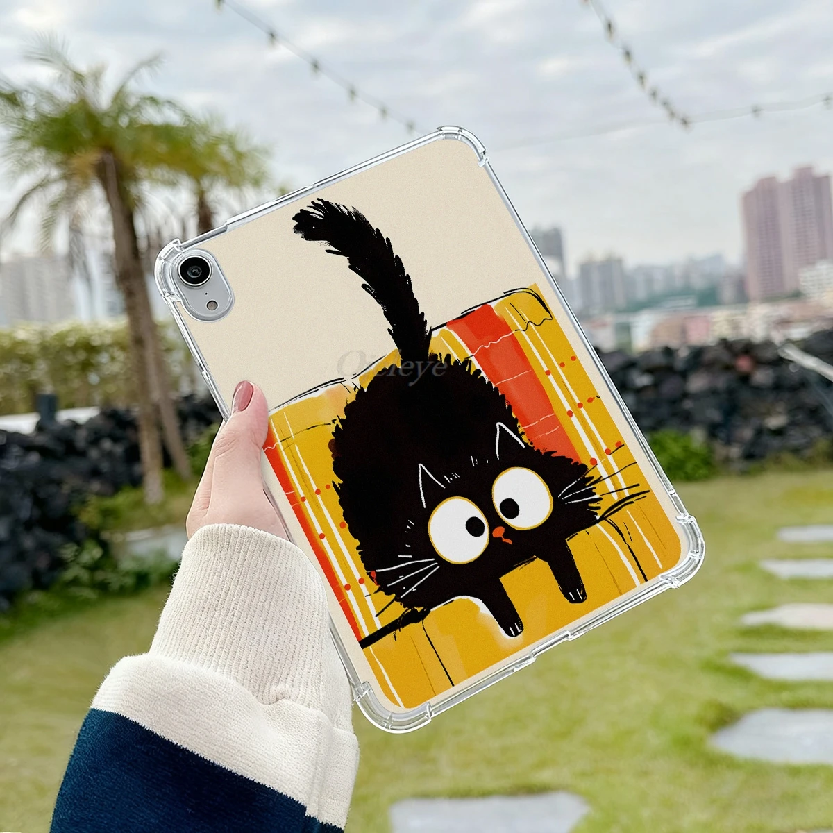 Cute Cat Tablet Case For Samsu - Samsung Tablet S9 Accessories ulasan dan harga