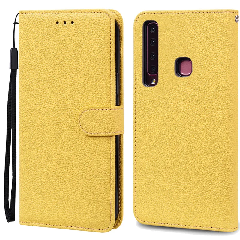 Leather Wallet Flip Case For Samsung Galaxy A9 2018 Case Magnetic Book Cover For Samsung A9 2018 A920F A920 Phone Case Fundas