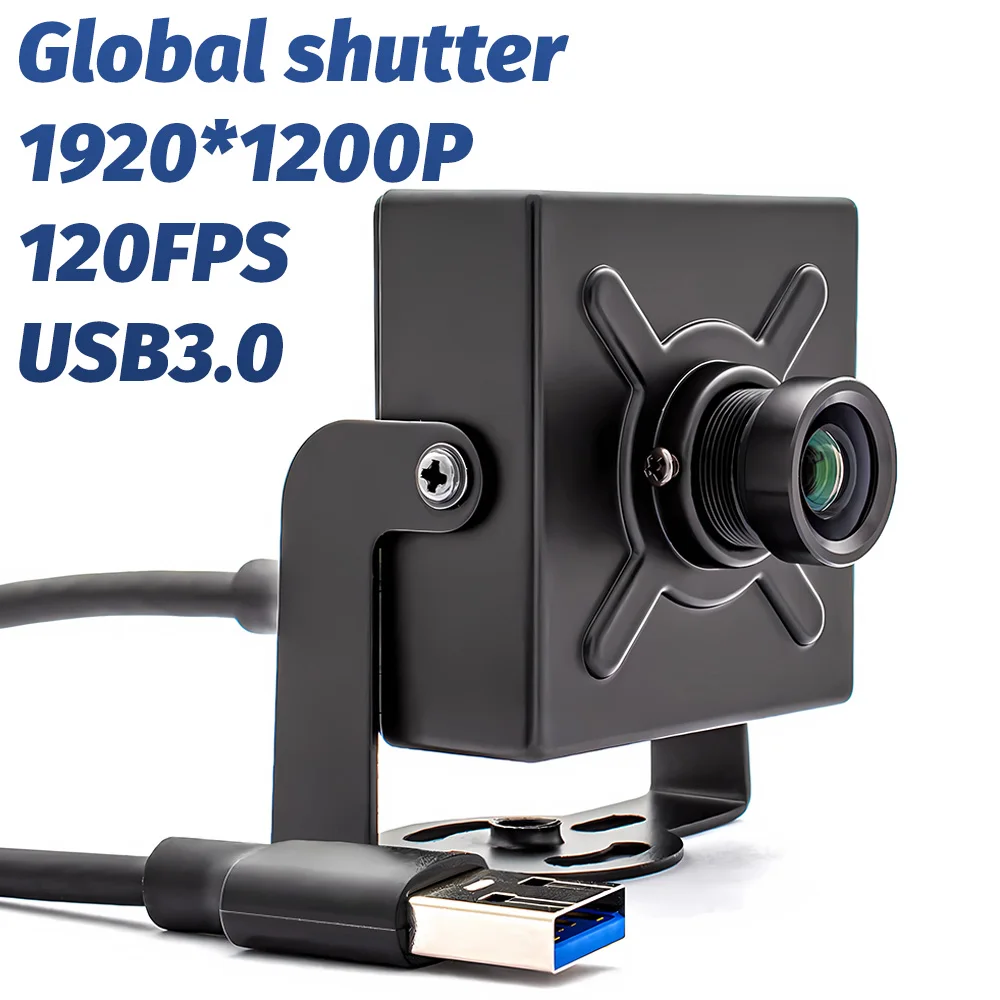 

USB3.0 Camera 2.3MP 120FPS Global Shutter Industrial Metal Box With No Distortion Lens Plug Play For High Frame Rate Video Live