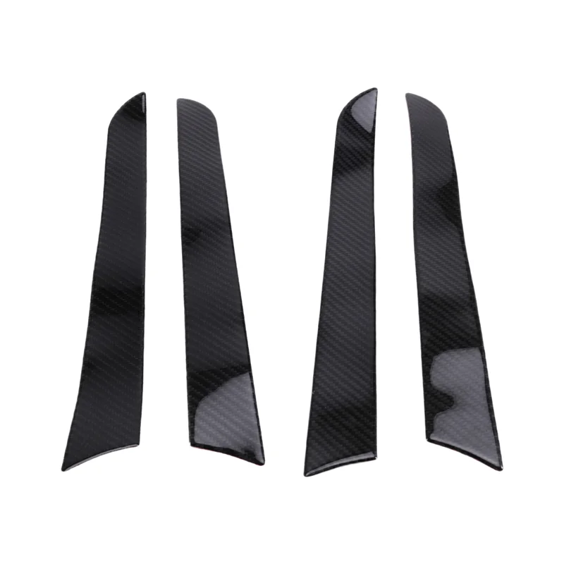 

A58X-Interior Cover Trim Sticker For A4 B8 2008-2017 Carbon Fiber Inner Door Panel Protector Strips Car Accessories