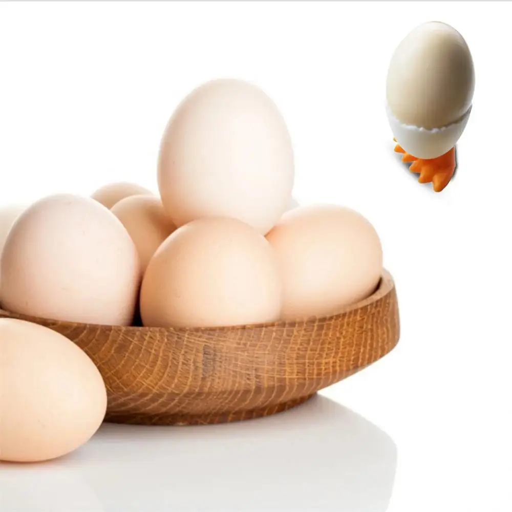 Breakfast Storage Dish Egg Tray Creative Kitchen Tool Accessories Egg Holder High Temperature Firing Cute Eggs Container Egg Cup images - 6