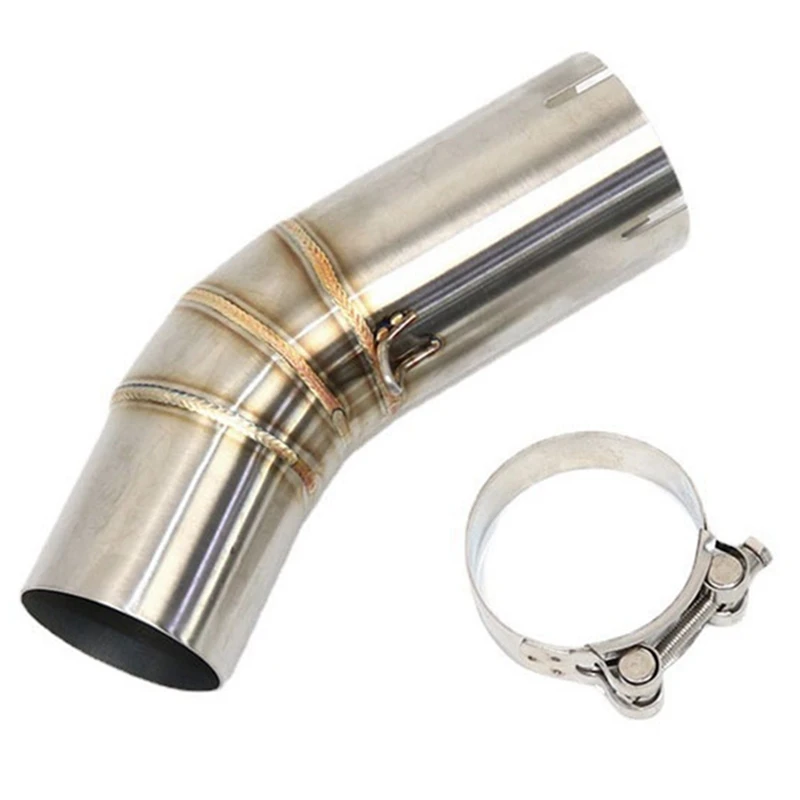 Slip On For Ducati 959 Panigale 60Mm Motorcycle Exhaust Middle Link Pipe Escape Stainless Steel Muffler