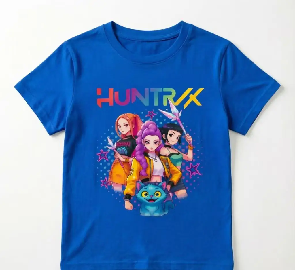 Hunter X Hunter T-Shirt Anime Gon & Killua Print – Taro Lila Kurzarm-Freizeit-Oberteil für Fans – Detail 9